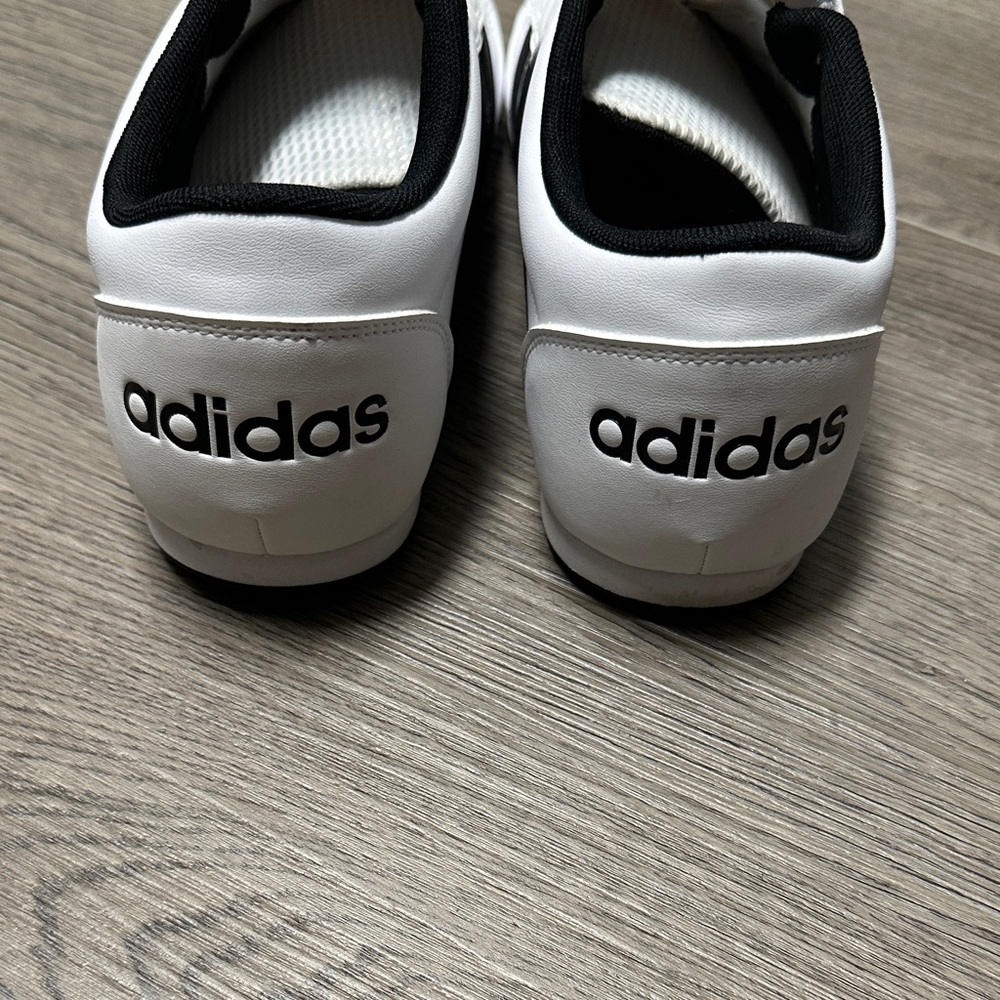 Adidas Women's White and Black Slip-On Sneakers - Picture 5 of 6